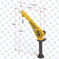 中際聯(lián)合3slift風(fēng)電海上平臺吊機(jī) 可旋轉(zhuǎn)電動吊機(jī)圖片1
