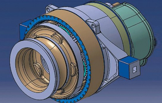 5MW風(fēng)電齒輪箱